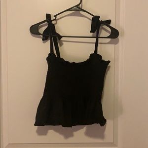 cute bowtie h&m summer top!